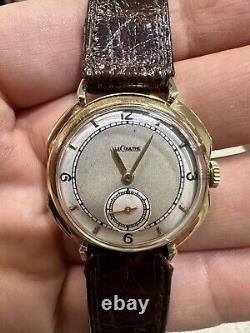 Vintage 14k Yellow Gold 34mm Jaeger LeCoultre 17j Mechanical Watch Cal. 480/CW