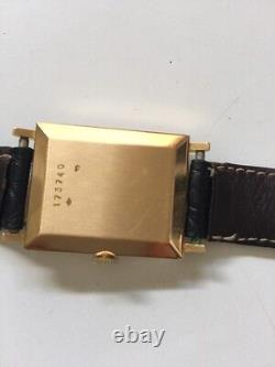 Vintage 18kt JAEGER-LECOULTRE Men's Watch Rare French Market