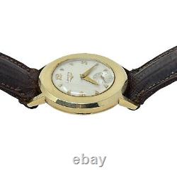 Vintage 1950s Longines 14k Gold Watch With LeCoultre Band 22L Movement