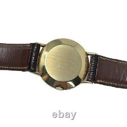 Vintage 1950s Longines 14k Gold Watch With LeCoultre Band 22L Movement