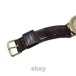 Vintage 1950s Longines 14k Gold Watch With LeCoultre Band 22L Movement