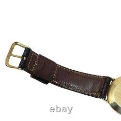 Vintage 1950s Longines 14k Gold Watch With LeCoultre Band 22L Movement