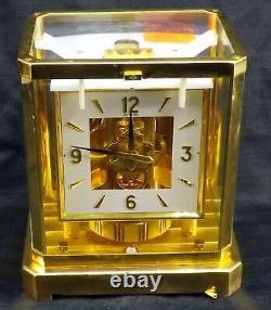 Vintage 1980 Jaeger-Le Coultre Atmos Swiss 15 Jewels 528-8 Caliber Clock 537211