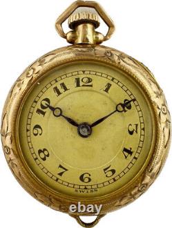 Vintage A. LeCoultre Blancpain Convertible Ladies Mechanical Wristwatch 10k GF