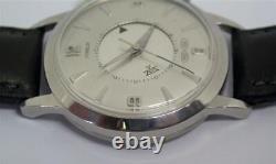 Vintage GUBELIN by JAEGER-LeCOULTRE Automatic IPSOVOX Alarm Watch 1960s Cal. P815