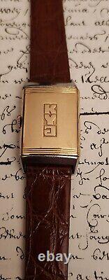 Vintage JAEGER LECOULTRE REVERSO RETAILED BY ASPREY