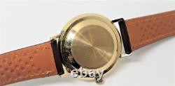 Vintage JAEGER-LeCOULTRE 14k Master Mariner Watch 1970s Cal. K881 EXLNT SERVICED