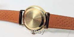 Vintage JAEGER-LeCOULTRE 14k Master Mariner Watch 1970s Cal. K881 EXLNT SERVICED