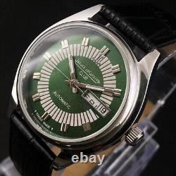 Vintage Jaeger-LeCoultr Day & Date 25 Jewels Automatic Swiss Made Men's Watch