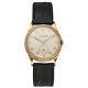 Vintage Jaeger-lecoultre 18k Rose Gold 32 Mm Off White Dial Manual Wind Watch