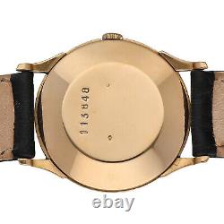 Vintage Jaeger-LeCoultre 18k Rose Gold 32 mm Off White Dial Manual Wind Watch