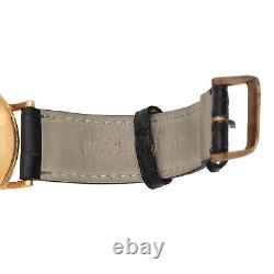 Vintage Jaeger-LeCoultre 18k Rose Gold 35 mm Bumper Automatic Wrist Watch