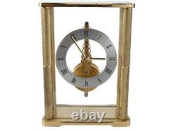 Vintage Jaeger LeCoultre 8 Day Skeleton Desk Clock