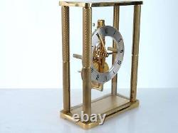 Vintage Jaeger LeCoultre 8 Day Skeleton Desk Clock