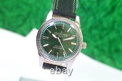 Vintage Jaeger-LeCoultre Green Dial 17 Jewels Hand Wind Mechanical Men's Watch