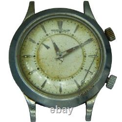 Vintage Jaeger-LeCoultre Memovox Alarm Caliber 814 Watch JUST FOR PARTS