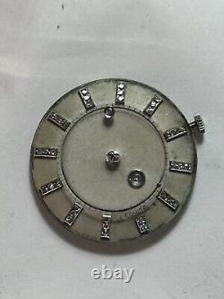 Vintage Jaeger LeCoultre Mystery Dial Movement -RUNS