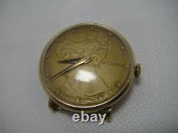 Vintage Jaeger LeCoultre The Coin Mechanical Watch 10K GF, RARE