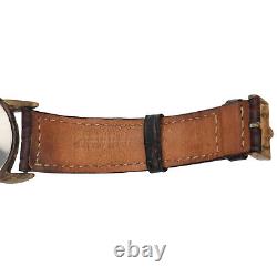 Vintage Jaeger LeCoultre Wrist Alarm Two Color Dial 35mm Manual Wind Wrist Watch