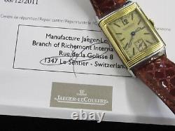 Vintage Jaeger Le Coultre 18K Stainless Reverso