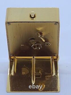 Vintage Jaeger Le Coultre Hamilton Coat of Arms Dial Folding Swiss Alarm Clock