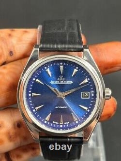 Vintage Jaeger Le-coultre Club Automatic Date Men's Watch Excellent Work Blue