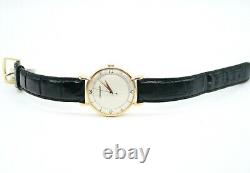 Vintage Jaeger Lecoultre 18k 35mm Automatic Hand Winding Men`s Wristwatch
