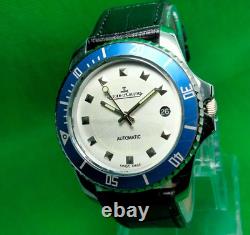 Vintage Jaeger Lecoultre Club Automatic 25 Jewels Date Men's Wrist Watch Service