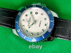 Vintage Jaeger Lecoultre Club Automatic 25 Jewels Date Men's Wrist Watch Service