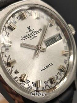 Vintage Jaeger Lecoultre Club Automatic 25 jewels Day Date Men's Wrist Watch
