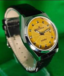 Vintage Jaeger Lecoultre Club Automatic Date Men's 25 Jewels Wrist Watch