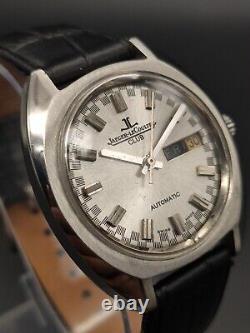 Vintage Jaeger Lecoultre Club Automatic Day Date Men's Wrist Watch 1950's