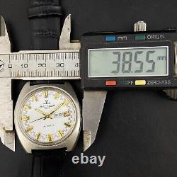 Vintage Jaeger Lecoultre Club Automatic Day Date Men's Wrist Watch F10