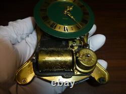 Vintage Jaeger Lecoultre Musical Alarm Clock Reuge Music Box