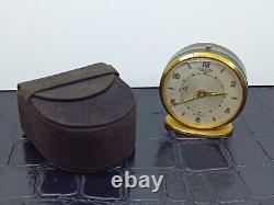 Vintage Jaeger-Lecoultre Travel Alarm Clock 8 Days Swiss Made