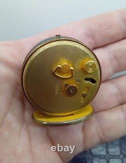 Vintage Jaeger-Lecoultre Travel Alarm Clock 8 Days Swiss Made