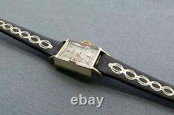 Vintage LeCoultre 14k Yellow Gold 17Jewels Cal. 490/BW Manual Wind Ladies Watch