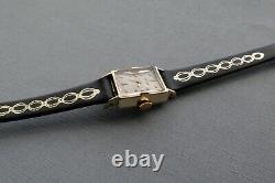 Vintage LeCoultre 14k Yellow Gold 17Jewels Cal. 490/BW Manual Wind Ladies Watch
