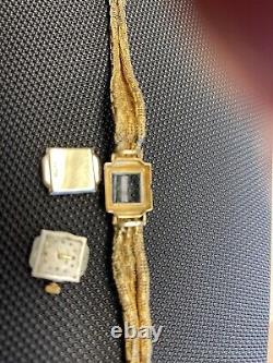 Vintage LeCoultre 14k Yellow Gold 17Jewels Manual Wind Ladies Watch