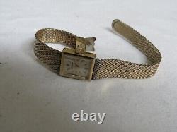 Vintage LeCoultre 17 Jewels cal. K840 10K Gold Filled Ladies Watch Bracelet