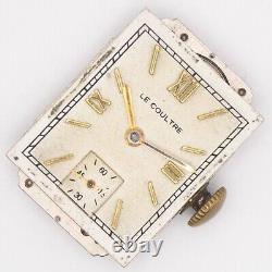 Vintage LeCoultre 24.4 x 17.4 x 4.7 mm 17-Jewel Wristwatch Movement