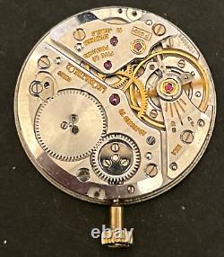 Vintage LeCoultre Cal P838 Watch Movement Running Ticks 18j 21.6mm Swiss