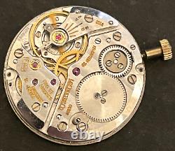 Vintage LeCoultre Cal P838 Watch Movement Running Ticks 18j 21.6mm Swiss