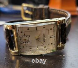 Vintage LeCoultre Manual Winding Mechanical Gold Filled Wristwatch