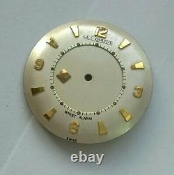 Vintage LeCoultre Memovox Wrist Watch Alarm Dial Gold on Gold 28mm Ca. 814