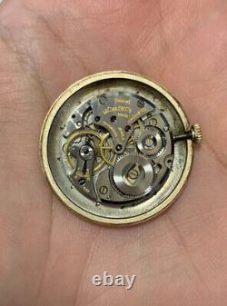 Vintage LeCoultre Ref. 1205 14k Gold 17 Jewel Mechanical 32mm Wrist Watch 480/CW