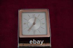 Vintage LeCoultre traveling alarm clock- 8 day