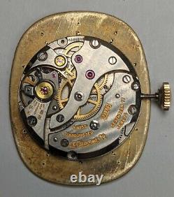 Vintage Le Coultre 18 KT Gold Men's Watch, Manual Wind 17 Jewels