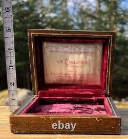 Vintage Le Coultre Watch Display Storage Wood Box Vacheron & Constantine