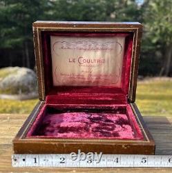 Vintage Le Coultre Watch Display Storage Wood Box Vacheron & Constantine